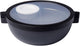 Mepal vita basic bento lunchbowl - 1.5 l - 4 vakken waarvan 2 uitneembare bakjes - bento box - salade lunchbox - nordic black
