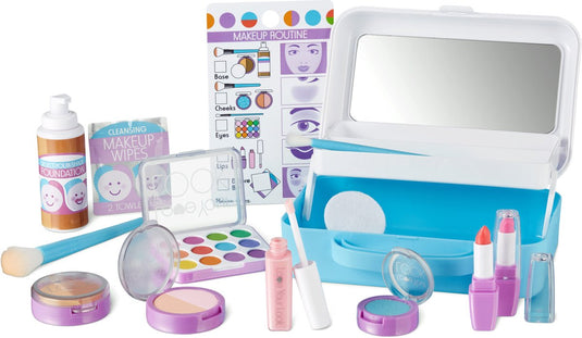 Melissa doug – make-up speelset – met opbergkoffer en spiegel