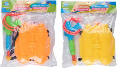 Eddy toys waterpistool rugzak 2100 ml - zomers waterspeelgoed - 1 willekeurige kleur