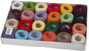Creativ company mercerised katoengaren - set 24x20 gr - multigekleurd