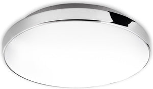 Briloner malbona - badkamerlamp plafondlamp - plafonnière badkamerverlichting - 13 watt - 1.200 lumen - 4.000 kelvin - wit-chroom - 28.5cm