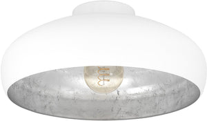 Eglo mogano plafondlamp - e27 - ø 40 cm - wit zilver