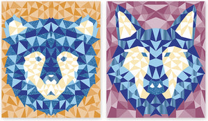 Janod - mysterix - mozaiek foamstickers - bosdieren