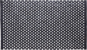 Sealskin woodblock - badmat 52x90 cm - 100% gerecycled hout - teak zwart