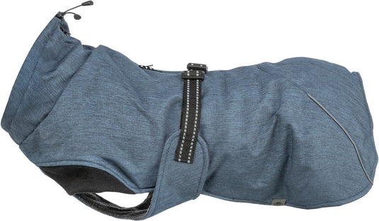 Trixie hondenjas - donkerblauw, waterafstotend, fleece voering - 45 cm