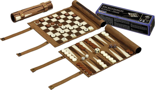 Philos backgammon, schaak- en dam reisset rol