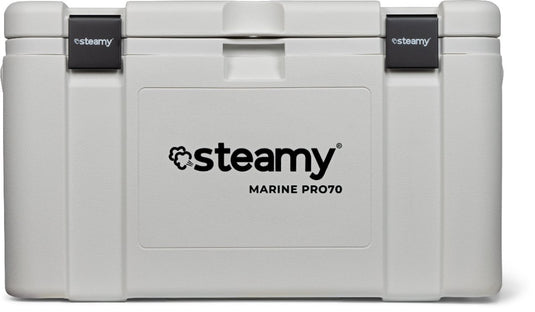 Steamy marine pro 70 - grote koelbox - extra goed geïsoleerd - 70 liter - wit