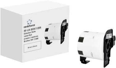 Renkforce rf-6027500, wit, zelfklevend printerlabel, doorlopend etiket, rol, papier, direct thermisch