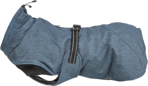 Trixie hondenjas - donkerblauw 50cm - waterafstotend, fleece voering, reflecterende elementen