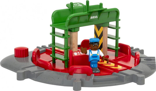 Brio draaitafel en figuurtje - 33476