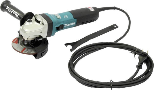 Makita ga5091x01 | 230v | haakse slijper | 125 mm | met vastzetschakelaar | in doos - ga5091x01