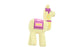 Ottosimon pluche speelgoed minecraft lama knuffel 28 cm.