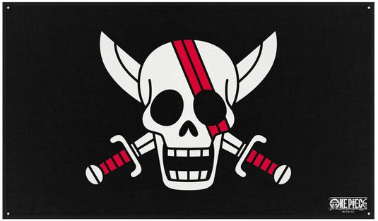 One piece red hair pirates unisex vlag - meerkleurig - standard