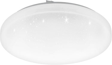 Eglo frania-s plafondlamp - led - ø33 cm - 1-lichts - wit kristaleffect