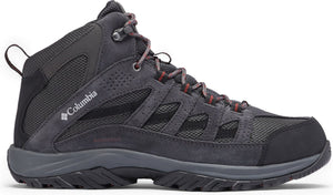 Columbia crestwood mid waterproof heren wandelschoenen - grey