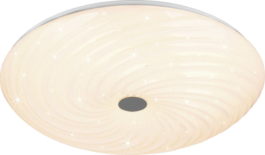 Rl live your light reality gravity - plafondlamp - wit - incl. 1x smd 45w - geintegreerde dimmer - lichtkleur verstelbaar - afstandsbediening