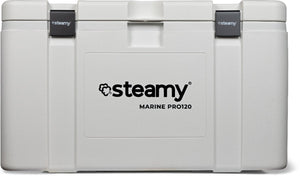 Steamy marine pro 120 - grote koelbox - extra goed geïsoleerd - 120 liter - wit