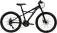 Huffy korros 24 inch kinder mountainbike zwart hardtail voorvering + shimano 21 versnellingen - jonge kinderen 8-13