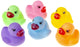 Duckiez badeendjes kleur, 24st.