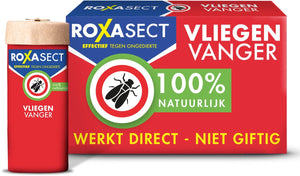 Roxasect vliegenvanger plakstrip - ongedierteval - vliegenval - 4 stuks