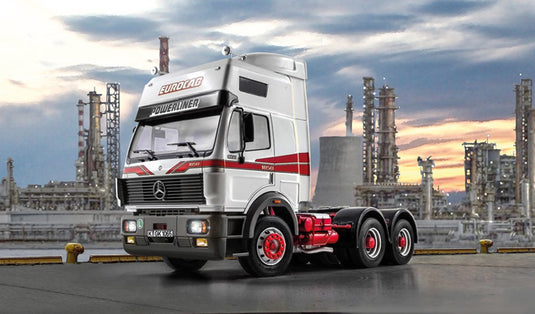 Italeri modelbouwpakket vrachtwagens - 3924 mercedes-benz sk eurocab 6x4 plastic - 1:24 - modelbouw