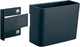Sigel pennenbak - voor glasmagneetbord van 3 tot 5mm - 120x94x51mm - m - antraciet - si-gl802