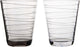 Gimex - linea line - waterglas - streepjes- 300 ml - 2 stuks
