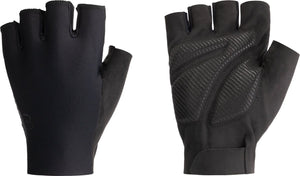 Bbb cycling highsupport - fietshandschoenen zomer - 10 - 25 °c - volledige padding - antislip handpalm - unisex wielrenhandschoenen - zwart