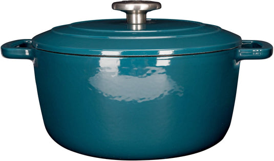 Cosy trendy fontestic gietijzeren kookpot - dia.24h11,6cm - 4,6l - green heron