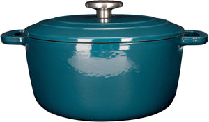 Cosy trendy fontestic gietijzeren kookpot - dia.24h11,6cm - 4,6l - green heron