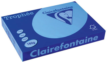 Clairefontaine trophée intens a3 koningsblauw 160 g 250 vel