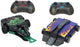 Lobbes speelgoed bv rc bestuurbare battle robots - set van 2 robots en arena