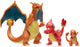 Jazwares pokémon evolution multi set - charmander, charmeleon en charizard