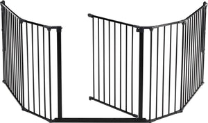 Babydan flex xl - traphekje - veiligheidshekje - haardhekje- 90 t m 278 cm - schroefbevestiging - zwart