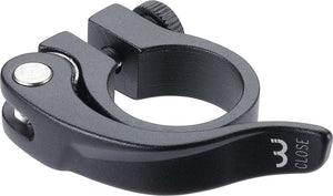 Bbb cycling smoothlever zadelpenklem met snelspanner - ø 31.8 mm - quick release - aluminium - bsp-87