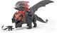 Dreamworks dragons how to train your dragon - hoe tem je een draak - wereld van berk red - death chomping rampage draak 28 cm met uniek tandloos figuur - speelgoed