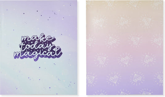 Kangaro schriften - galaxy girl - a5 - lijn - 4 stuks - k-pm410001