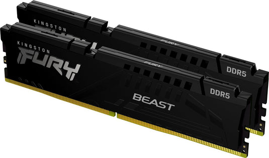 Kingston fury beast kf552c40bbk2-32 - ram-geheugen - 32gb - ddr5 - dimm - 5200mhz - 2 x 16 gb