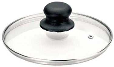 Ibili 36 cm glas deksel zilver