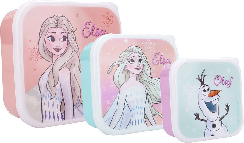 Afbeelding laden in galerijviewer, Vadobag frozen snackbox en fruitdoos lichtgroen en roze - 3in1
