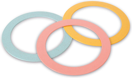 Bs toys jongleer ringen - set 3 ringen - jongleren - actief speelgoed - bio plastic - geschikt vanaf 8 jaar