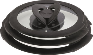 Tefal ingenio glazen deksel - 3-delige set - ø 16 18 20 cm - stapelbaar - geschikt voor ingenio pannen