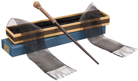 Noble collection harry potter - hermione granger hermelien griffel’s first toverstaf toverstok in ollivanders box replica