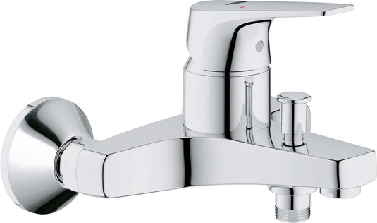 Grohe quickfix start flow badkraan - met omstel en koppelingen - chroom