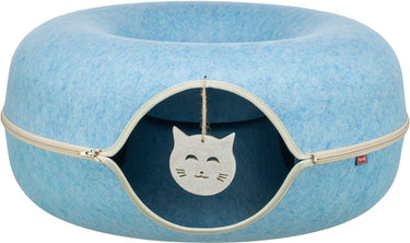 Trixie speeldonut vilt blauw
