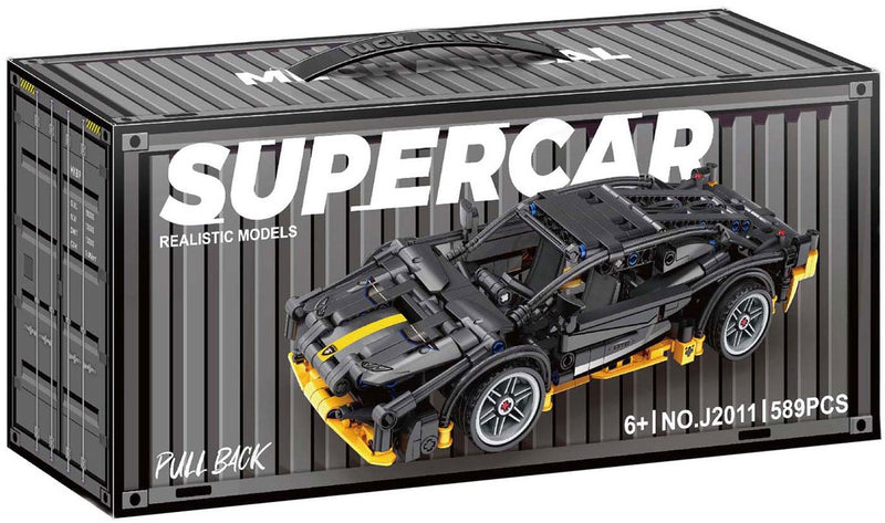 ギャラリービューアに画像をロードする, Lobbes speelgoed bv lobbes bouwstenen sportauto pull back set - 589 stuks speelgoed.
