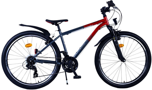Volare xc race kinderfiets - 26 inch - rood grijs - 21 speed