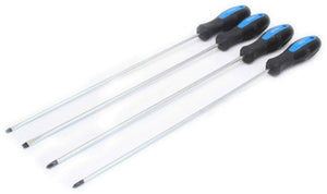 Satra extra lange schroevendraaier set 4 dlg 450mm lang