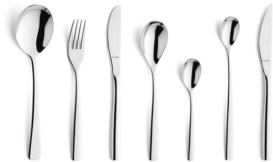 Amefa gaia all you need - 42-delige bestekset - voor 6 personen - zilverkleurig - rvs