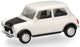 Herpa mini cooper mayfair + schijnwerper, wit (rechts gestuurd)